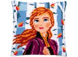 Cuscino Per Punto Croce Vervaco "Disney Frozen 2 Anna"", Immagine Pre-Disegnata"