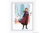 Vervaco Set Punto Croce "Disney Frozen 2 Anna"", Schema Di Conteggio"