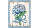 Set Per Punto Croce Letistitch "Blau Ii"; Schema Contato, 20X16Cm