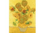 Set Per Punto Croce Dmc "Girasoli"" Dopo Vincent Van Gogh, 29X36,5 Cm, Schema Contato"