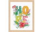 Vervaco Set Punto Croce "Hope"" Schema Di Conteggio, 20X25Cm"