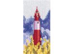 Rto Set Punto Croce "Lighthouse"" Eh370, Schema Di Conteggio, 5,5X10,5 Cm"