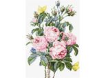 Luca-S Set Per Punto Croce "Bouquet Di Rose Ii"", Schema Contato, 29X20Cm"