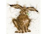 Bothy Threads Set Per Punto Croce "Crazy Bunny"", 26X26Cm, Xhd49, Schema A Punto Contato"
