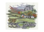 Set Per Punto Croce Bothy Threads "Paesaggio - Fattoria Cragside"", 20X17 Cm, DWCON01, Schema Contato"