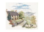 Set Per Punto Croce Bothy Threads "Paesaggio - Fattoria Di Collina"", 20X17 Cm, DWCON03, Schema Contato"
