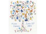 Set Per Punto Croce Bothy Threads "Love Baby Boy"", 22X28 Cm, XKA8, Schema Contato"