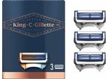 Lamette Da Barba King C. Gillette Neck - 3 Ricariche