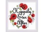 Riolis Set Punto Croce "Happily Ever After"", Schema Di Conteggio, 20X20Cm"