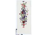 Eva Rosenstand Set Runner Da Tavola A Punto Croce "Clematis"", Schema Di Conteggio, 30X95Cm"