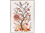 Eva Rosenstand Set Punto Croce "Inverno"", Schema Di Conteggio, 40X55Cm"