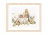 Lanarte Set Punto Croce "Summertime"", Schema Di Conteggio, 47X35Cm"