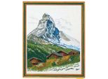 Eva Rosenstand Set Punto Croce "Matterhorn"", Schema Di Conteggio, 40X50Cm"