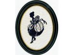 Eva Rosenstand Set Punto Croce "Silhouet"", Schema Di Conteggio, 15X20Cm"