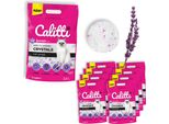 Calitti - Lettiera Per Gatti Lavenda Silicate Sabbia Antibatterica Per Gatti | Set 8 X 3,8 L = 30 L