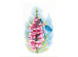 Lanarte Set Punto Croce "Dragonfly Treasure Counting Fabric"", Schema Di Conteggio, 22X33Cm"