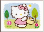 Vervaco Set Punto Croce "Hello Kitty Spring"", Schema Di Conteggio, 18X13Cm"