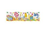 Set Per Punto Croce Heritage Aida "Sulla Spiaggia"", Schema Contato, KCOB1461-A, 37,5X10Cm"