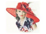 Set Punto Croce Heritage In Tessuto Contato "Victoria (L)"", Schema Contato, JLVI1127-E, 23,5X21,5Cm"
