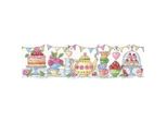 Set Per Punto Croce Heritage Aida "Afternoon Tea"", Schema Contato, KCAT1395-A, 37,5X10Cm"