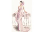 Set Punto Croce Heritage Aida "Gabriella (A)"", Schema Contato, JLGA1145-A, 43,5X27Cm"