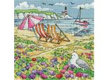 Set Per Punto Croce Heritage Aida "Sommerufer"", Schema Contato, BSSU1578-A, 20,5X20,5Cm"