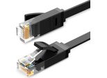 Ugreen Nw102 Cavo Piatto Ethernet Rj45, Cat.6, Utp, 1M (Nero)