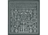 Set Per Punto Croce Permin "Sampler Grey"", Schema Per Il Conteggio, 54X59Cm, 39-7339"