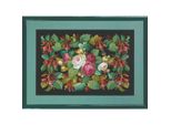 Set Per Punto Croce Permin "Rose/Fucsia"", Schema Per Il Conteggio, 52X35Cm, 70-0414"