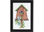 Set Per Punto Croce Permin "Birdhouse"", Schema Per Il Conteggio, 9X14Cm, 13-9420"
