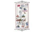 Set Punto Croce Permin "Norvegia"", Schema Per Il Conteggio, 29X56Cm, 70-8724"
