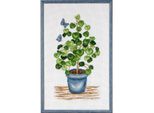 Set Per Punto Croce Permin "Pilea"", Schema Per Il Conteggio, 27X44Cm, 90-0422"