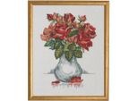 Set Per Punto Croce Permin "Rose"", Schema Per Il Conteggio, 29X37Cm, 70-0308"