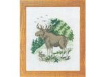 Set Per Punto Croce Permin "Alce"", Schema Per Il Conteggio, 15X20Cm, 92-8650"