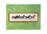 Set Per Punto Croce Permin "Cavalli"", Schema Per Il Conteggio, 59X16Cm, 70-8495"