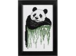 Set Per Punto Croce Permin "Panda"", Schema Per Il Conteggio, 14X19Cm, 13-9416"