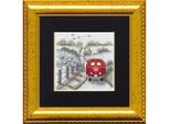 Set Per Punto Croce Permin "Maggiolino Ii"", Schema Per Il Conteggio, 11X11Cm, 14-8412"