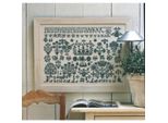 Set Per Punto Croce Permin "Sampler"", Schema Per Il Conteggio, 64X67Cm, 39-0480"