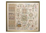 Set Per Punto Croce Permin "Antique Sampler"", Schema Per Il Conteggio, 61X57Cm, 39-8406"