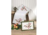 Set Per Punto Croce Permin "Fiori Di Mela"", Schema Per Il Conteggio, 29X19Cm, 92-7408"