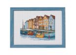 Set Punto Croce Permin "Barche"", Schema Per Il Conteggio, 20X28Cm, 92-1169"