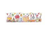 Tessuto Per Il Conteggio Del Set A Punto Croce Heritage "On Your Marks, Get Set, Bake!"", Schema Per Il Conteggio, KCRS1397-E, 37,5X10Cm"