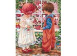 Luca-S Set Per Punto Croce "Valentin Schatz"", Schema Contato, 25X32Cm (10 ""X32"")"