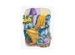 Rto Set Punto Croce "Il Vecchio Giardino Della Nonna"", Schema Di Conteggio, 12,5X17,5Cm C349"