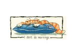 Set Punto Croce Heritage Con Tessuto Per Il Conteggio "Morgenmuffel (L)"", Schema Per Il Conteggio, CRDM909-E, 22X9Cm"