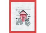 Set Per Punto Croce Permin "Casa Rossa"", Schema Per Il Conteggio, 18X14 Cm, 13-7123"