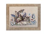 Set Punto Croce Nimue "Chapillon"", Schema A Contati, 151K, 15X9,5Cm"