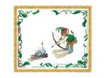 Schema A Punto Croce Nimue "L'arciere"", 1G"