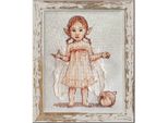 Set Per Punto Croce Nimue "Piuma"", Schema Per Il Conteggio, 154K, 9,5X13,5Cm"