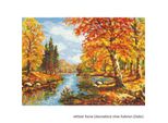 Magic Needle Zweigart Set Punto Croce Edizione "Golden Autumn"", Schema Di Conteggio, 35X25Cm"